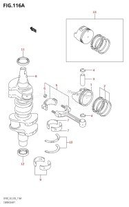 DF50 From 05001F-680001 (E03)  2006 drawing CRANKSHAFT