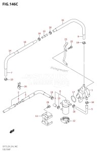 DF150ZG From 15002Z-410001 (E40)  2014 drawing FUEL PUMP (DF150TG:E01)