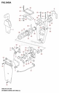 DF20A From 02002F-910001 (P01)  2019 drawing OPT:REMOTE CONTROL ASSY SINGLE (2) (DF9.9B,DF9.9BR,DF9.9BT,DF15A)