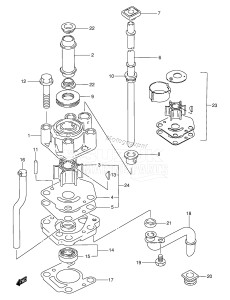 DT9.9 From 00993-829118 ()  1988 drawing WATER PUMP