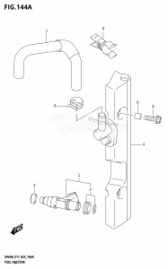 DF40A From 04005F-040001 (E34-Italy)  2020 drawing FUEL INJECTOR (E01,E03,E11,E34)