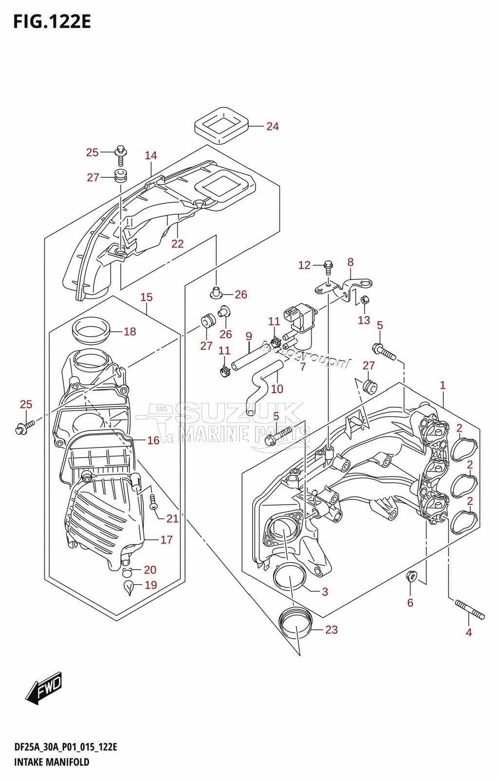 INTAKE MANIFOLD (DF30A:P40)