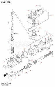 DF60A From 06002F-510001 (E03)  2015 drawing TRANSMISSION (DF50A:E03)