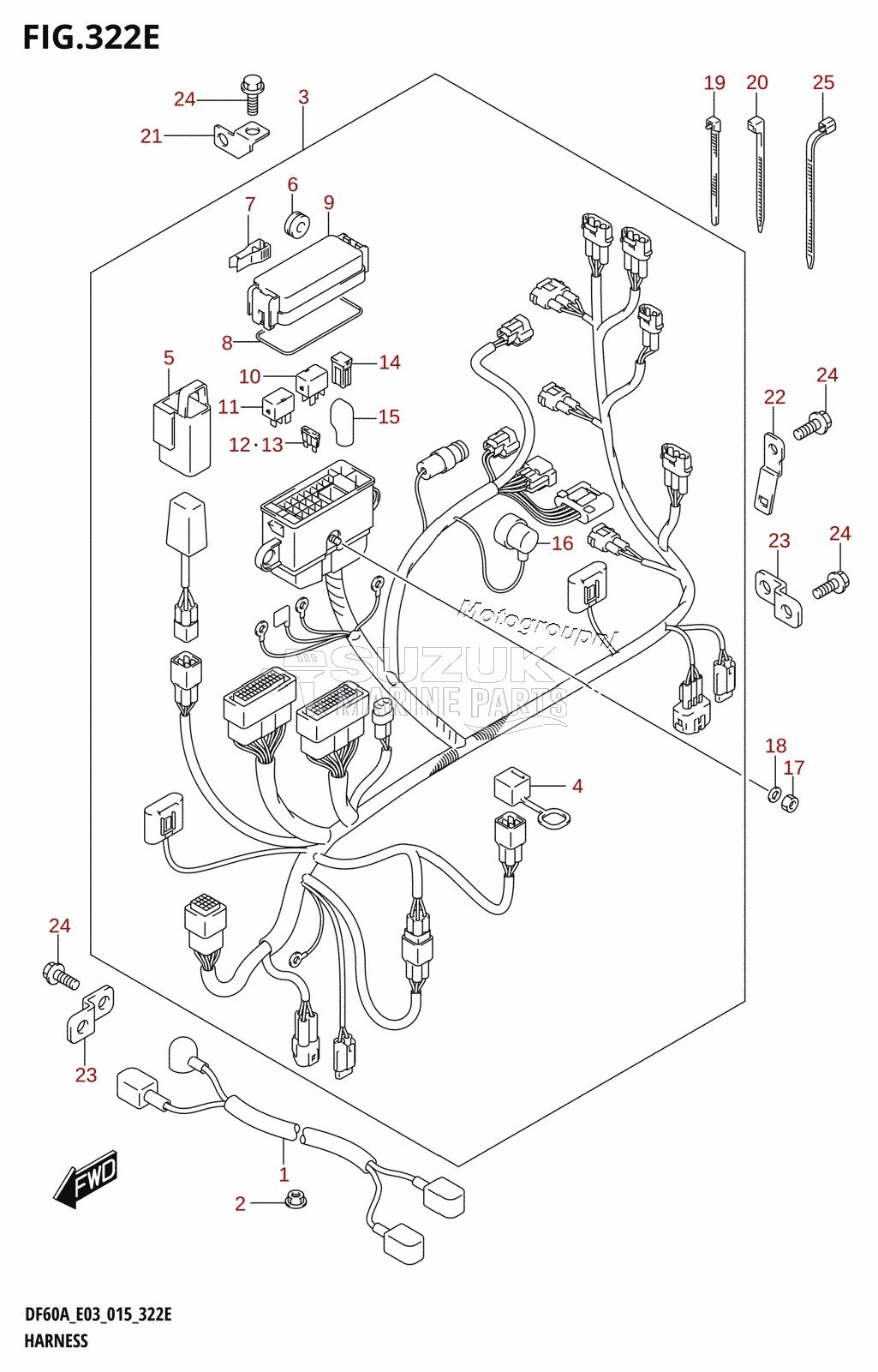 HARNESS (DF60AVT:E03)