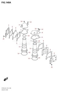 DF350A From 35001F-710001 (E01)  2017 drawing EXHAUST COVER