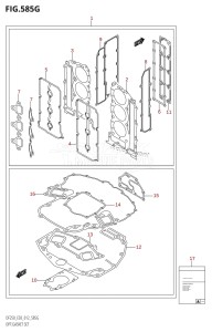 DF250ST From 25004F-210001 (E03)  2012 drawing OPT:GASKET SET (DF250ST:E03)