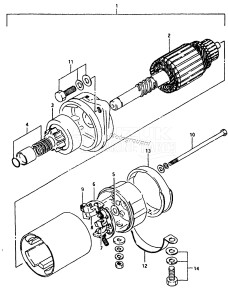 DT40 From 04004-110001 ()  2011 drawing STARTING MOTOR