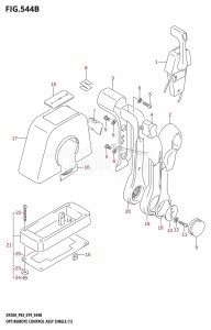 DF20A From 02002F-810001 (P03)  2018 drawing OPT:REMOTE CONTROL ASSY SINGLE (1) (DF20A,DF20AT)