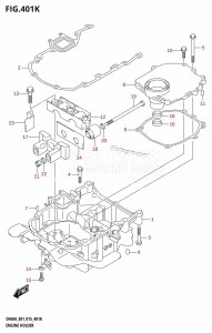 DF40A From 04003F-510001 (E01 E13)  2015 drawing ENGINE HOLDER (DF60AQH:E40)