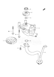 Outboard DF 175 drawing Oil Pump