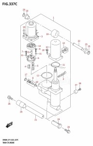 DF40A From 04003F-140001 (E01 E11)  2021 drawing TRIM CYLINDER ((DF40AST,DF60A,DF60ATH):(020,021))