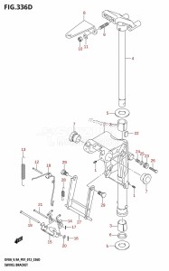 DF8A From 00801F-210001 (P03)  2012 drawing SWIVEL BRACKET (DF9.9AR:P01)