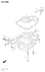 04004F-340001 (2023) 40hp E34-Italy (DF40AST) DF40A drawing OIL PAN (DF40AQH,DF40ATH,DF50ATH,DF60AQH,DF60ATH,DF50AVT,DF50AVTH,DF60AVT,DF60AVTH)