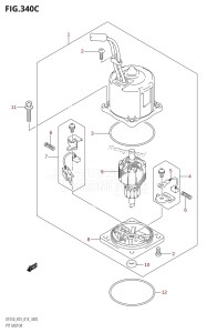 DF225T From 22503F-410001 (E03)  2014 drawing PTT MOTOR (DF225T:E03)