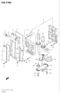 17502Z-210001 (2012) 175hp E01 E40-Gen. Export 1 - Costa Rica (DF175Z) DF175Z drawing BALANCER