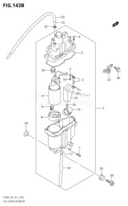 DF70A From 07003F-210001 (E01 E40)  2012 drawing FUEL VAPOR SEPARATOR (DF70A:E40)