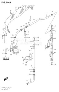 15003P-040001 (2020) 150hp E01 E03 E40-Gen. Export 1 - USA (DF150AP  DF150AP) DF150AP drawing FUEL INJECTOR (E01,E03,E11)