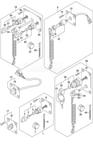 Outboard DF 250 drawing Switch