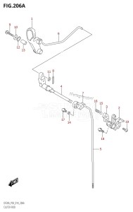 DF9.9B From 00995F-410001 (P03)  2014 drawing CLUTCH ROD (DF9.9B:P03)