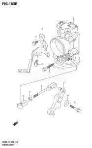 DF40A From 04003F-410001 (E01)  2014 drawing THROTTLE BODY (DF50A:E01)