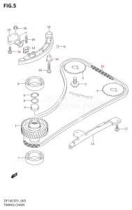 DF140 From 14001Z-980001 (E01 E40)  2009 drawing TIMING CHAIN