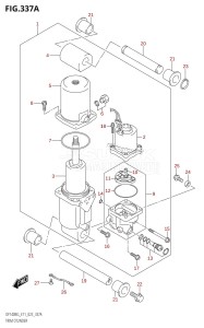 DF140BG From 14004F-240001 (E11 E40)  2022 drawing TRIM CYLINDER (DF115BG,DF115BZG)