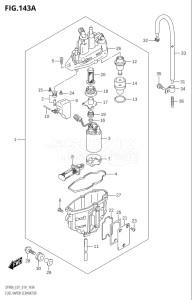 10004F-910001 (2019) 100hp E01 E40-Gen. Export 1 - Costa Rica (DF100B) DF100B drawing FUEL VAPOR SEPARATOR (E01)