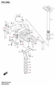 DF50A From 05004F-910001 (E01)  2019 drawing SWIVEL BRACKET (DF60AVTH:E01,DF60AVTH:E40)