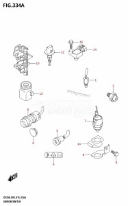 DF15A From 01504F-510001 (P03)  2015 drawing SENSOR /​ SWITCH (DF9.9B:P03)