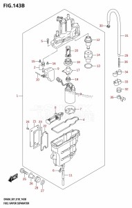 DF50A From 05003F-810001 (E01)  2018 drawing FUEL VAPOR SEPARATOR (E40)