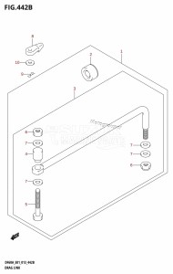 DF60A From 06002F-310001 (E01 E40)  2013 drawing DRAG LINK (DF40AQH:E01)