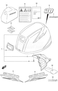 DF 30A drawing Engine Cover