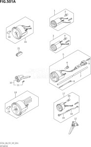 02504F-910001 (2019) 25hp P01-Gen. Export 1 (DF25A  DF25AR  DF25AT  DF25ATH) DF25A drawing OPT:METER (DF25AR,DF30AR)