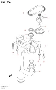 DF225T From 22501F-980001 (E01 E40)  2009 drawing OIL PUMP