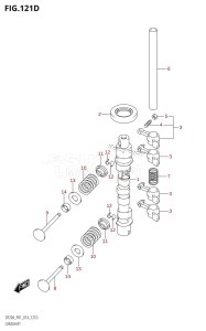 DF20A From 02002F-410001 (P01)  2014 drawing CAMSHAFT (DF15A:P01)