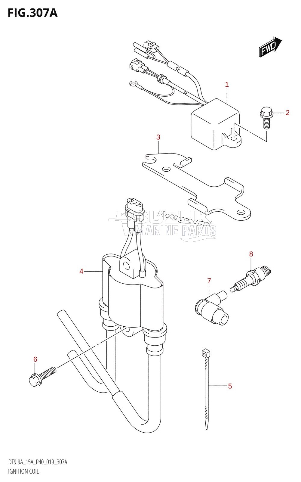 IGNITION COIL (DT9.9A,DT15A)