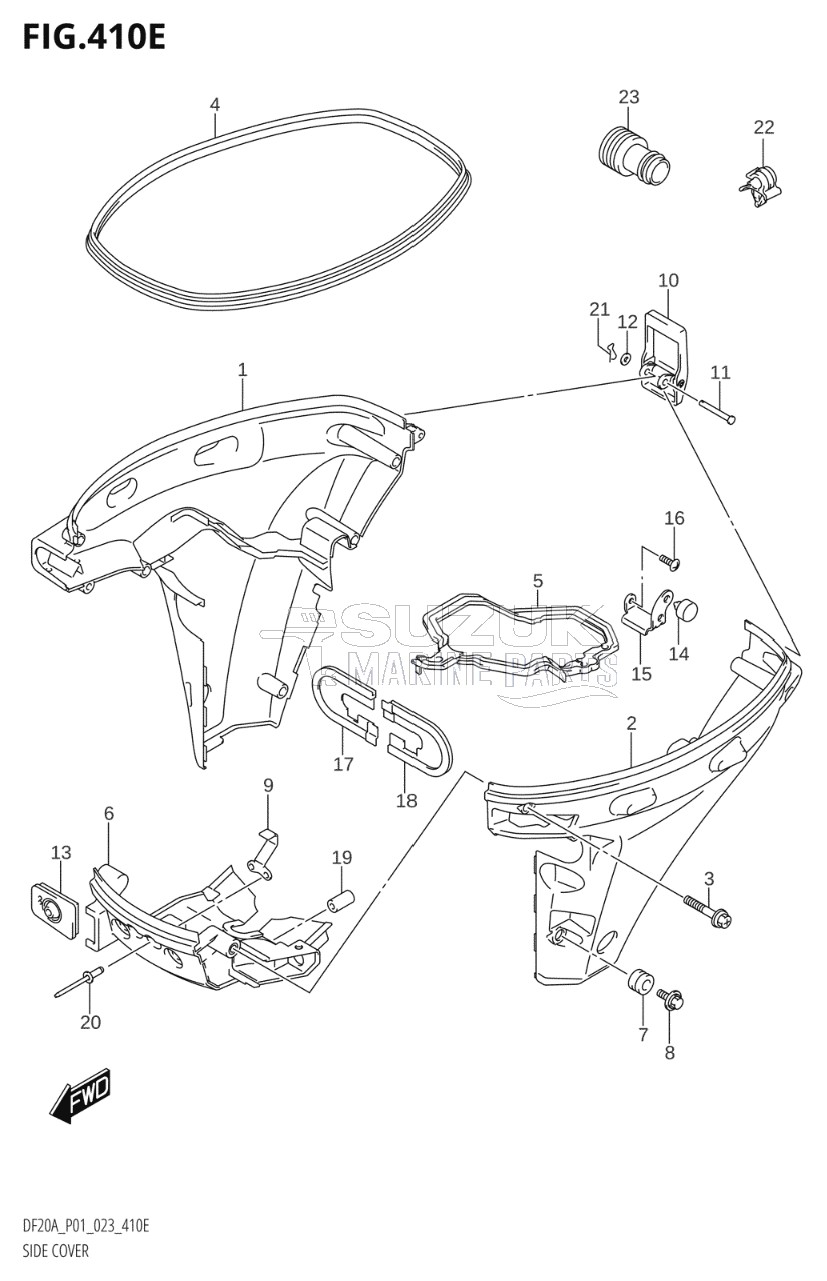 SIDE COVER (DF9.9BTH,DF20ATH)