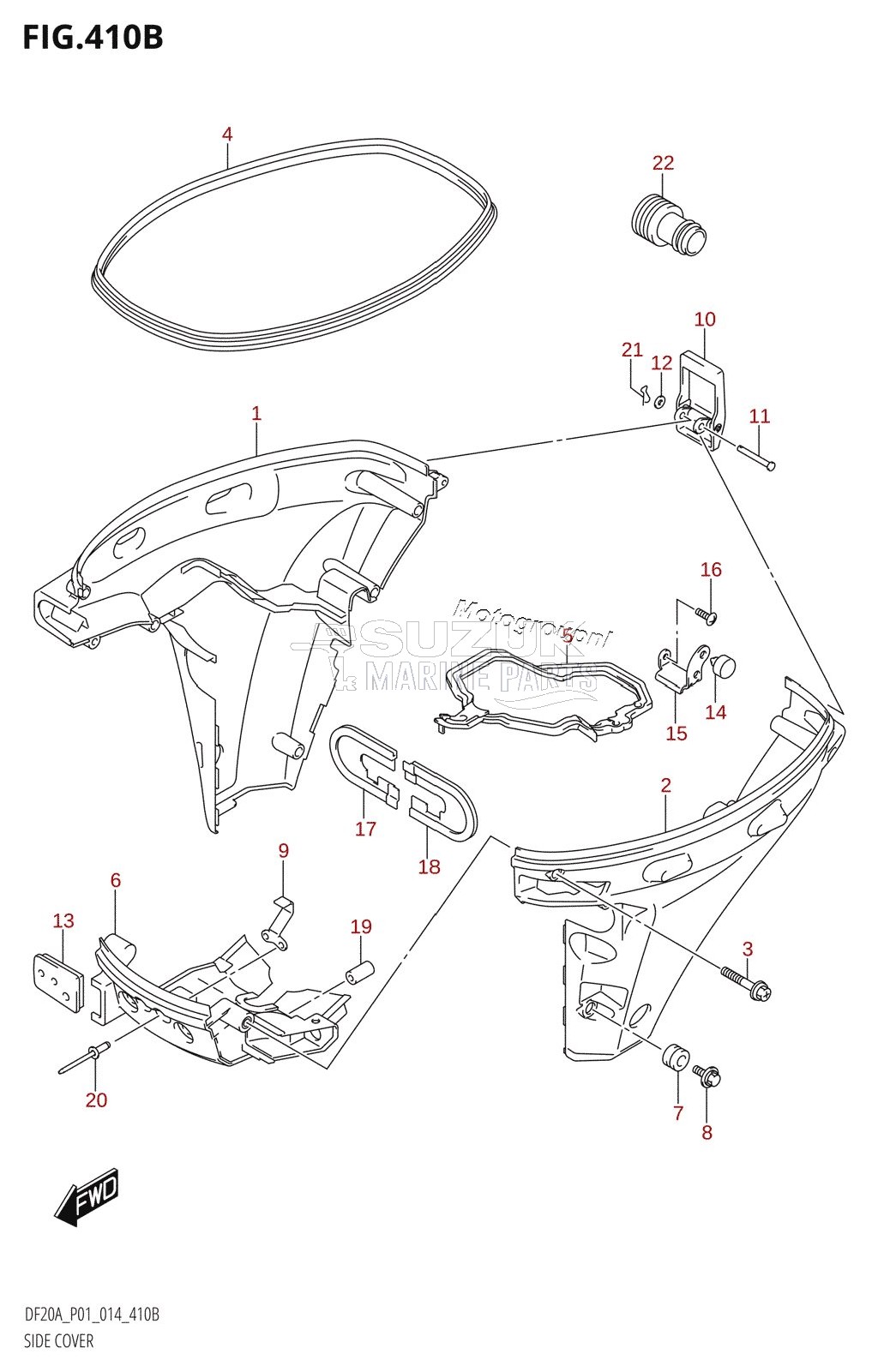 SIDE COVER (DF9.9BR:P01)