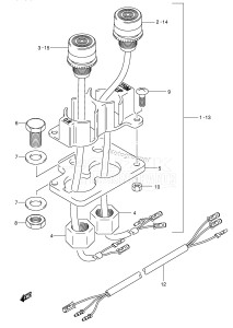 DT150 From 15003-861001 ()  1998 drawing OPT : TRIM SWITCH