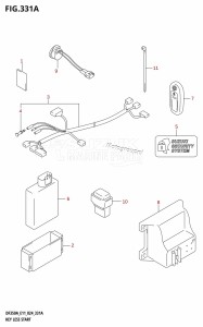 DF350A From 35001F-440001 (E11)  2024 drawing KEY LESS START