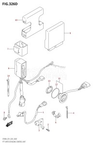 DF40A From 04004F-040001 (E34-Italy)  2020 drawing PTT SWITCH /​ ENGINE CONTROL UNIT (DF50A:E01,DF50ATH:E01)