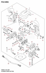 DF250ASS From 25001N-340001 (E03)  2023 drawing OPT:REMOTE CONTROL ASSY DUAL (020,021)