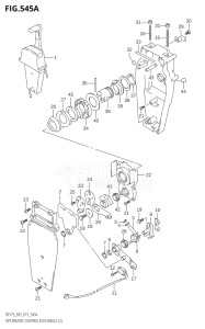 15002Z-510001 (2005) 150hp E03-USA (DF150Z  DF150ZG) DF150Z drawing OPT:REMOTE CONTROL ASSY SINGLE (2) (DF150T:E03)