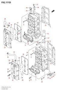 DF200 From 20002F-410001 (E01 E40)  2014 drawing CYLINDER HEAD (DF200Z:E40)