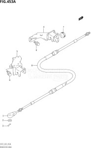 02503F-110001 (2011) 25hp E03-USA (DF25  DF25R) DF25 drawing REMOCON CABLE (DF25R)