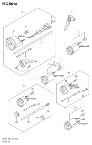 DF140 From 14001F-421001 (E03)  2004 drawing OPT:METER (K2,K3,K4)