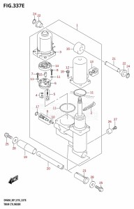 DF40A From 04003F-510001 (E01 E13)  2015 drawing TRIM CYLINDER (DF50ATH:E01)