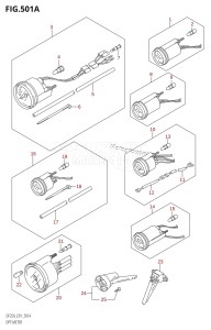 DF200Z From 20002Z-110001 (E01 E40)  2011 drawing OPT:METER (K4,K5,K6,K7)