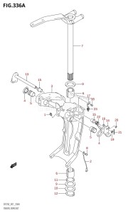 DF225Z From 22501Z-980001 (E01 E40)  2009 drawing SWIVEL BRACKET (X-TRANSOM,XX-TRANSOM)