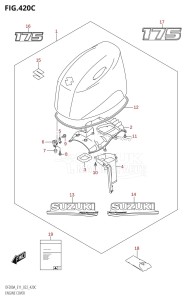 DF150AP From 15003P-040001 (E03 E40)  2020 drawing ENGINE COVER ((DF175AT,DF175AZ):020)